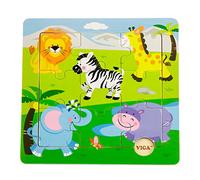 VIGA Toys - 50838 - Discovery Puzzle - Animali Selvatici