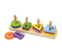 Viga Toys - Creative Shapes Stacking Board