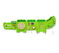 VIGATOYS- Viga Toys-Gioco da Parete a Forma di Coccodrillo, 50346