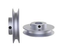 VIGAN Puleggia a scanalatura singola, tipo A, per cinghia trapezoidale a fessura singola, in alluminio, puleggia in lega, 40 mm, 60 mm, 80 mm, 100 mm, 120 mm (20 x 80 x 25 mm)