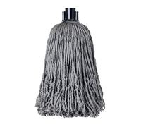 VIGAR Cabezal, 8x8x29 cm, Fregonas Microfibra Lavables para Limpiar Suelos, Cabezales de Repuesto Reutilizables, Fregona Doméstica Mop, Nero, Grigio
