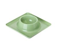 VIGAR Comedero Wall off Pets Club Mangiatoia, Verde, 33.5 x 33.5 x 8.5 cm