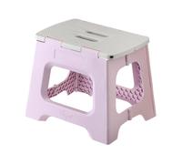 Vigar Compatto Sgabello Pieghevole per Adulti, 27 cm, Sgabello Pieghevole Portatile Antiscivolo per Casa, Cucina, Bagno, Campeggio, Doccia, Supporta fino a 150 kg, Viola