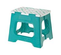 Vigar Compatto Sgabello Pieghevole per Adulti, 27 cm, Sgabello Pieghevole Portatile Antiscivolo per Casa, Cucina, Bagno, Campeggio, Doccia, Supporta Fino a 150 kg, Geom on Top