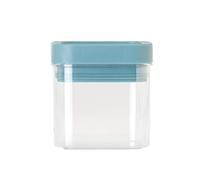 VIGAR - Contenitore per alimenti - Coperchio ermetico - 10 x 10 x 9,8 cm - Collezione Homey - Capacità 500 ml - Con misuratore di quantità - Blu