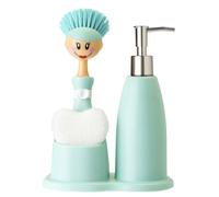 VIGAR Dolls Set lavello con Pennello, Spugna e dosatore per Sapone, Blu, Dimensiones: 17,5 x 11 x 24 cm, 6 unità