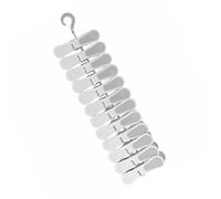 VIGAR - Mollette da bucato - Imbottite - Confezione da 12 unità - 8 x 2 x 3,5 cm - Cool Collection - Non lasciano segni - Tender per Interni ed Esterni - Grigio