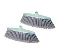 VIGAR Scopa Antiurto, Turchese/Grigio, Medio