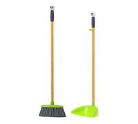 VIGAR Set Combinato di Scopa e Pick-up per Bambini, Set di Pulizia per Bambini, Scopa con Paletta e Paletta per casa, Panda