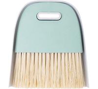 Vigar Spazzola e Paletta, Set compatto da 2 pezzi, Mini scopa per cucina, tavolo e scrivania, Zeroline Grigio, Turchese