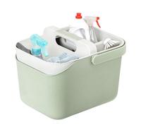 Vigar Zeroline Cubo Organizzatore, Cestino Organizzatore Multiuso con Manico, 3 Scomparti, Organizzatori per Bagno e Soluzioni di Archiviazione per la Casa, Turchese, Grigio