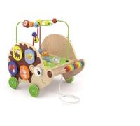VIGAtoys Viga Toys 50012 Pull-Along Activity Hedgehog, Multicolore