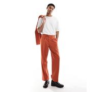 Viggo - Lavoir - Pantaloni da abito arancione bruciato in coordinato W38 L32