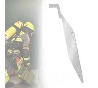 Vigile del fuoco Pry Bar Strumenti per Primi Rispondenti Apertura Porta e Emergenza, 1 Pz (Doppio gancio)