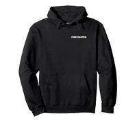 Vigile del Fuoco Soccorso Primo soccorritore Bold Tipografia Felpa con Cappuccio