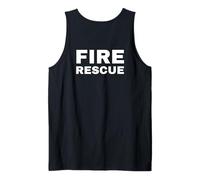 Vigile del Fuoco Vigile del Fuoco Vigile del Fuoco sul Lato Posteriore di Servizio Dietro Canotta