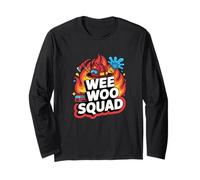 Vigili del Fuoco Camion Wee WOO Squad Bambini Maglia a Manica