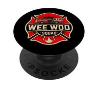 Vigili Del Fuoco Camion WEE WOO SQUAD Bambini PopSockets PopGrip Adesivo