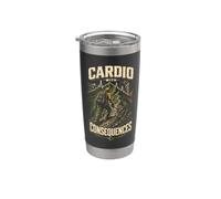 Vigili Del Fuoco Volontari Cardio With Consequences Bicchiere termico in acciaio inox doppia parete