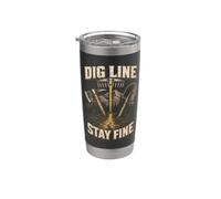 Vigili Del Fuoco Volontari Dig Line Stay Fine Bicchiere termico in acciaio inox doppia parete