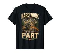 Vigili del Fuoco Volontari Hard Work Is The Easy Part Maglietta