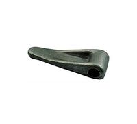 VIGLIETTA CERNIERA SENZA PERNO PER SPONDE CASSONI IN FERRO A SALDARE PESANTE STILE RUSTICO NERO