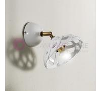 VIGNANOVA Applique Orientabile Ceramica Intrecciata Rustica Country