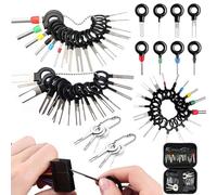 Vignee 60pcs Terminal Removal Tool kit,Pins Terminals Puller Repair Tools for Car Pin Extractor Electrical Wiring Crimp Connectors,Key Extractor Depinning Tool Set