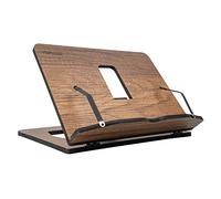 Vigo Wood Supporto per Libri in Legno - Supporto da Lettura per Libri di Ricette e Cucina a Letto (Noce)
