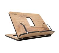 Vigo Wood Supporto per libri, supporto per libri, supporto da lettura, supporto per libri di ricette per la lettura, supporto per libri di cucina per leggere a letto (quercia)