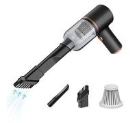 VIGOEXPRESS Aspirabriciole Senza Fili Portatile Per Auto Potente - 30W - Con 3 Bocchette - Filtro HEPA Lavabile - USBC | PISTOOVER