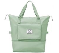 VIGOEXPRESS Borsone da viaggio da donna, borsa sportiva, 40 x 20 x 25 cm, borsa per bagagli a mano, borsa da nuoto, impermeabile, borsa da viaggio, borsa pieghevole, borsa da clinica, nascita, verde