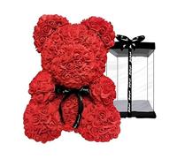 VIGOEXPRESS Orso di rose, orsacchiotto, Lovebear con 500 rose artificiali - L'eterno simbolo dell'amore | LOVEBEAR