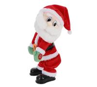VIGOEXPRESS Twerking Dancing Babbo Natale, Giocattolo di Babbo Natale Danzante, Twisted Wiggle Hip Santa Musica Natale Animato Figure - DANCECLAUS