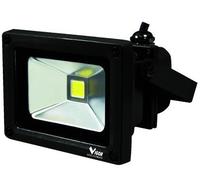 Vigor 34784-10 Faro a LED Modello Lumy, Luce Bianca, 10 W-800 Lm, Nero