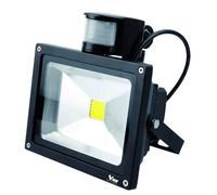 Vigor 34784-75 Faro a LED Modello Lumy, con Sensore, 20 W, Nero