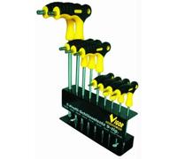 Vigor 38937-10 Serie 9 Cacciaviti CrV TORX con Manico a T