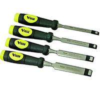 Vigor 48704-10 Serie 4 Scalpelli Falegname da 8-12-16-20 mm