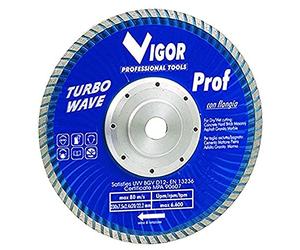 Vigor 5281530 Dischi Diamantati Turbo-Wave, Prof Blu