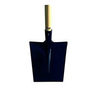 Vigor 7213010 Badile per Giardino Punta Quadra con Manico Legno, Nero, 130 cm