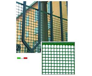 Vigor 79010 Rete Plastica Quadra, 10 x 10, 50 mt, 100 cm, Verde