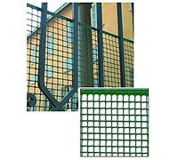 Vigor 79040 Rete Plastica Quadra, 10 x 10, 50 mt, 100 cm, Marrone