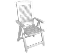 Vigor 9693610 Tampa Sedia Poltrona, Pieghevole, in Polipropilene, Bianca