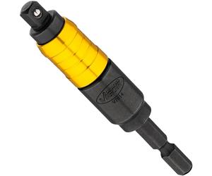 ViGOR Adattatore per chiave a bussola da 1/4" con snodo V7614, Attacco per utensile per allentare e stringere/rimuovere componenti, flessibile, Azionamento: esagono pieno 6,3 (1/4 di pollice)