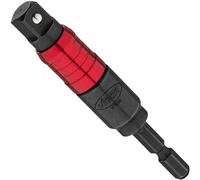 ViGOR Adattatore per chiave a bussola da 3/8" con snodo V7638, Attacco per utensile per allentare e stringere/rimuovere componenti, azionamento: esagono pieno 6,3 (1/4 di pollice)