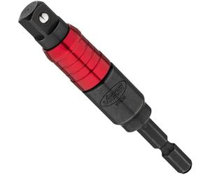 ViGOR Adattatore per chiave a bussola da 3/8" con snodo V7638, Attacco per utensile per allentare e stringere/rimuovere componenti, azionamento: esagono pieno 6,3 (1/4 di pollice)
