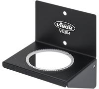 Vigor V6394 - Supporto per avvitatore a percussione, adatto per tutti i carrelli da officina quattro manicotti filettati, con protezione bordi in plastica, ripiano sicuro direttamente sul