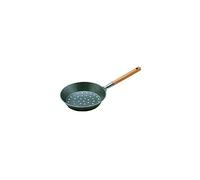 PADELLA PER CASTAGNE CALDARROSTE TEGLIA TEGAME BUCATA Ø 26 CM IN FERRO