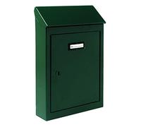 Vigor Cassetta per Lettere Lamiera Nr. 2, Verde, 18 x 5 x 26 cm
