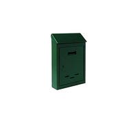 Vigor Cassetta per Lettere Lamiera Nr. 3, Nero, 20 x 6 x 30 cm